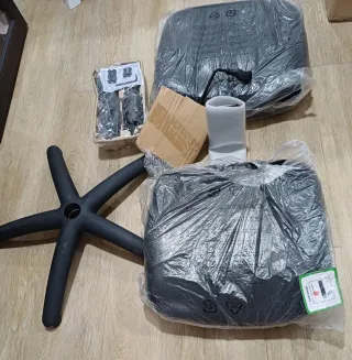 Silla de oficina respaldo medio