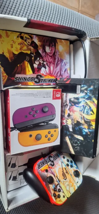 Joy-Con per Nintendo Switch viola e giallo
