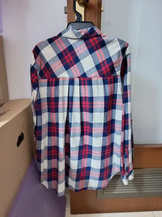 Camisa de cuadros mujer