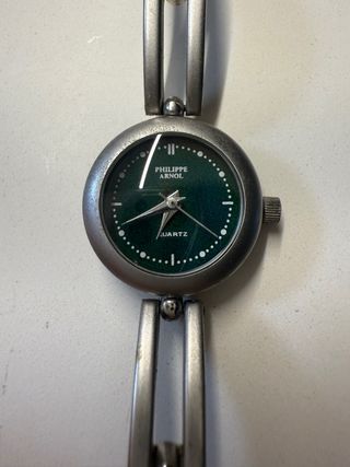 Reloj Philippe Arnold Mujer Verde/Plata