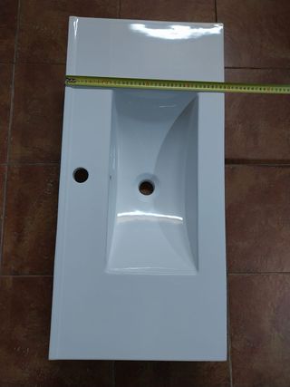 Lavabo porcelana blanco mueble aseo
