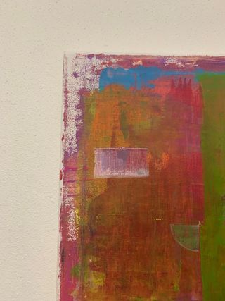 Quadro astratto Città 30x40 cm