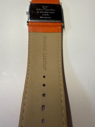 Reloj Mujer WATCH CELONA Naranja y Plata
