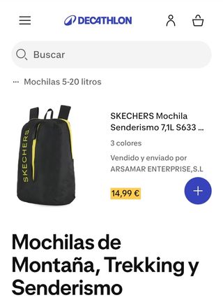 Mochila Skechers Negra y Amarilla