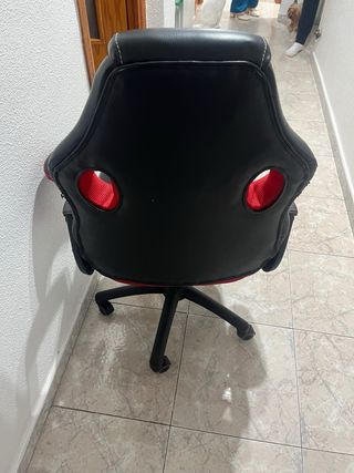 Silla Gaming Negra y Roja