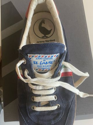 Zapatillas El Ganso Azul Marino y Rojo
