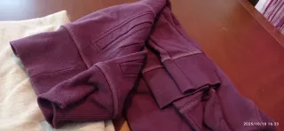 Lote 2 sudaderas mujer gris y morado