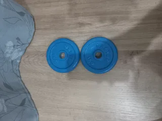 DISCOS 2 PESAS 1KG DE 20MM SALTER