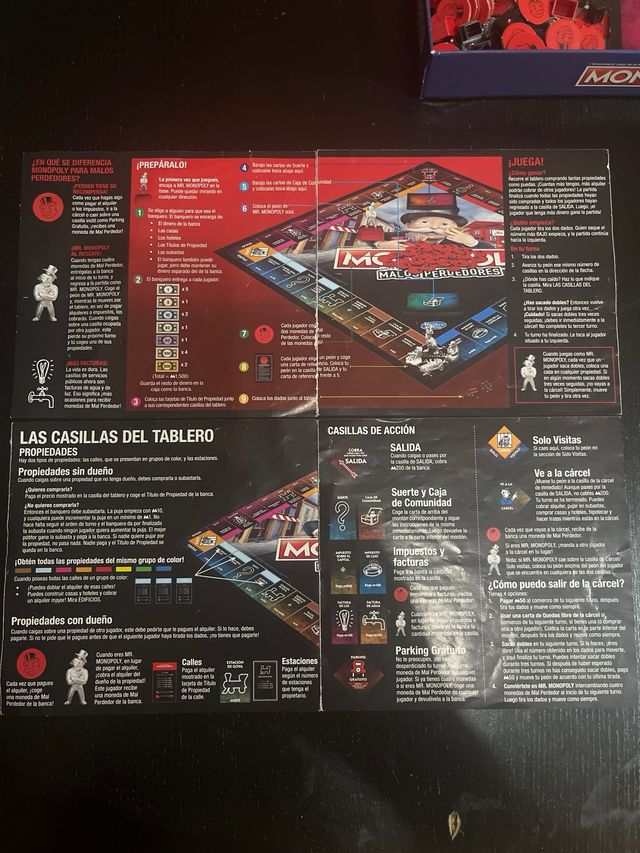 Monopoly para Malos Perdedores Juego de Mesa