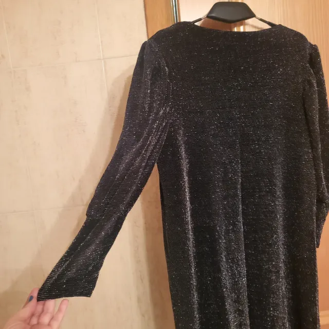 Vestido fiesta midi brillante Pilar Prieto