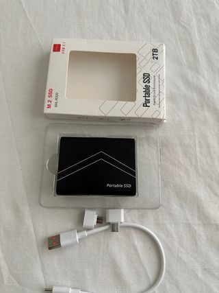 SSD Portátil 2TB M.2 USB 3.1