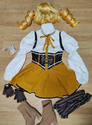 mami tomoe puella magical madoka cosplay size s m