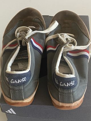 Zapatillas El Ganso verdes y marrones