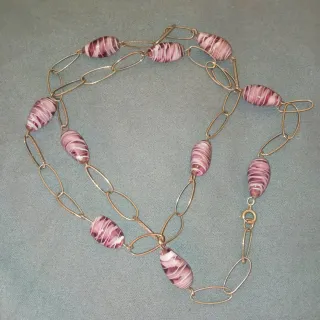 Collana Vintage vetro Murano