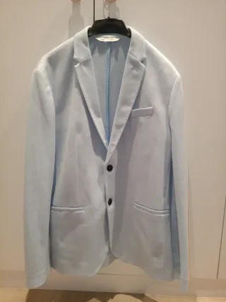 Americana azul celeste Zara T.L
