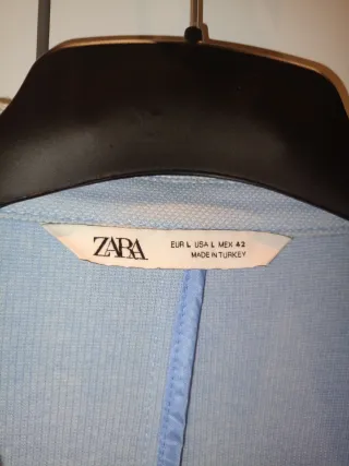 Americana azul celeste Zara T.L