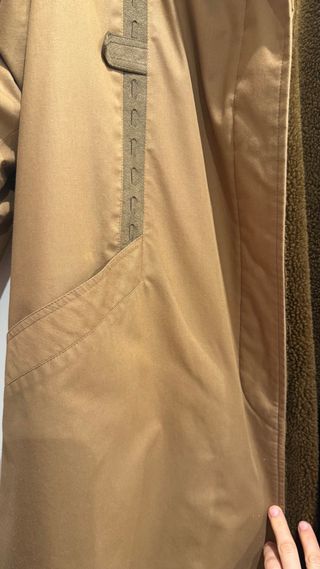 Abrigo Burberry Marrón Forro Polar