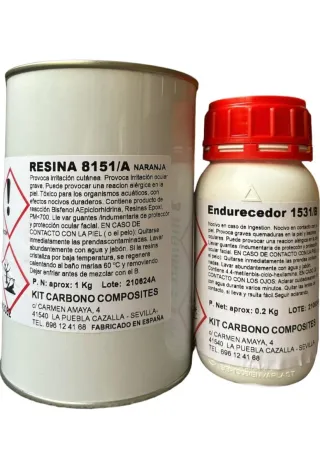 Resina Epoxi Kit Carbono Composites