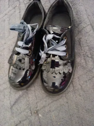 Zapatos charol niña negros talla 30