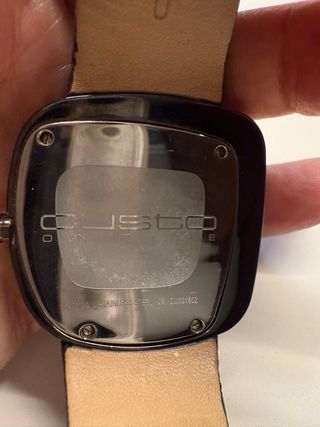 Reloj Custo Barcelona Mujer Negro/Plata