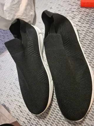 Zapatillas Negras Tejidas