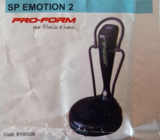 Plataforma Vibratoria Pro-Form SP EMotion 2