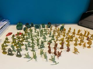 Soldatini plastica anni 90 della seconda guerra