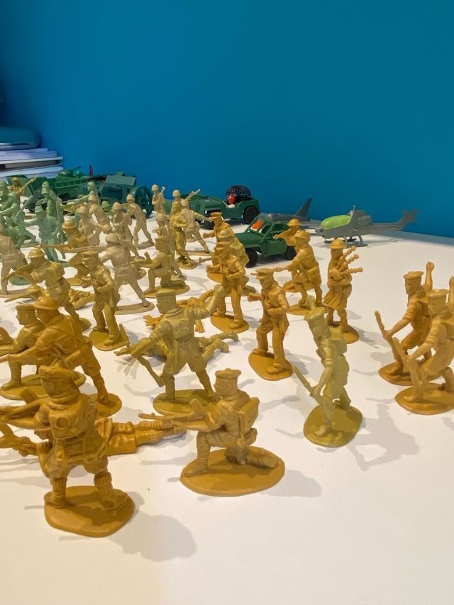 Soldatini plastica anni 90 della seconda guerra