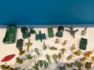 Soldatini plastica anni 90 della seconda guerra