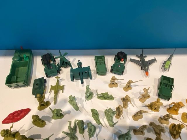 Soldatini plastica anni 90 della seconda guerra