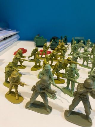 Soldatini plastica anni 90 della seconda guerra