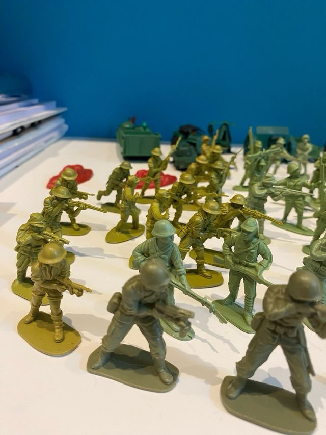 Soldatini plastica anni 90 della seconda guerra