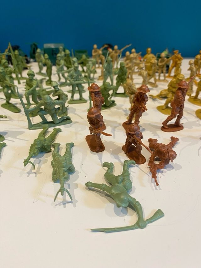 Soldatini plastica anni 90 della seconda guerra