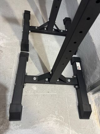 Soportes Ajustables para Barra Gimnasio