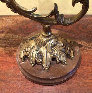 Candelabro de bronce 