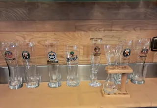 Lote 7 Vasos de Pinta Cerveza,  precio por unidad 