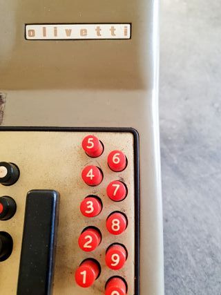 Calcolatrice Olivetti Divisumma14 funzionante 1949