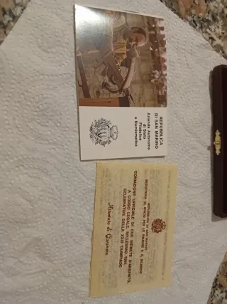 2 Monete San Marino Argento Olimpiadi