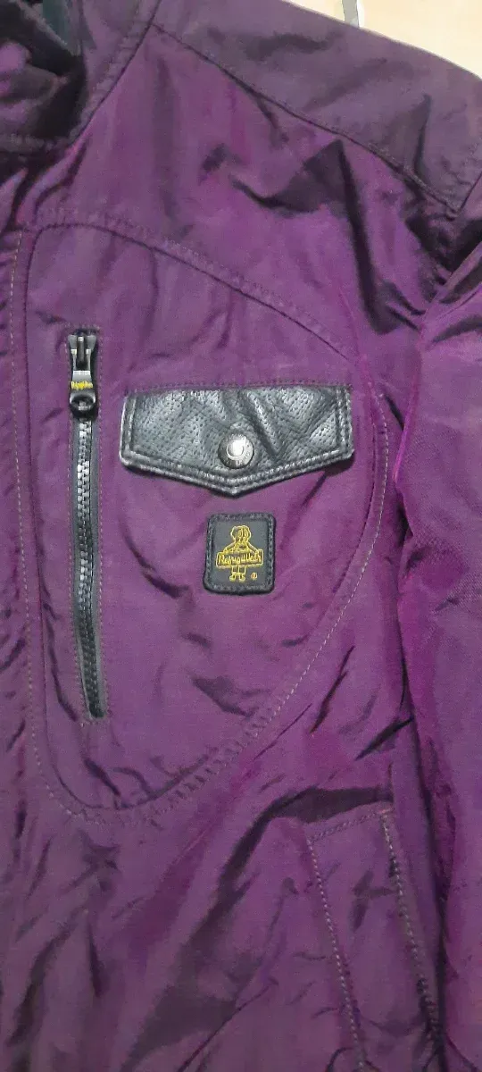 Giubbino Refrigiwear donna viola e nero