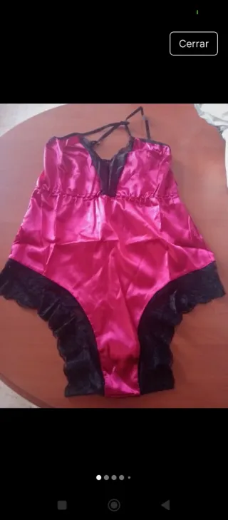 Pijama 2 piezas encaje