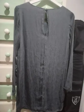 Vestido Vila gris talla M