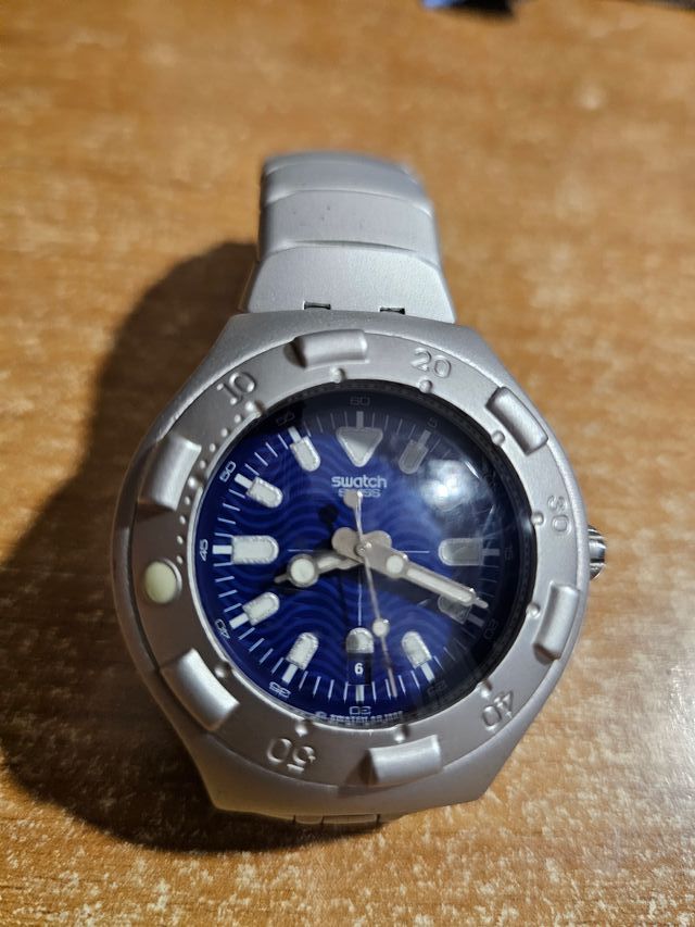 Orologio Swatch Swiss AG 1998 Blu