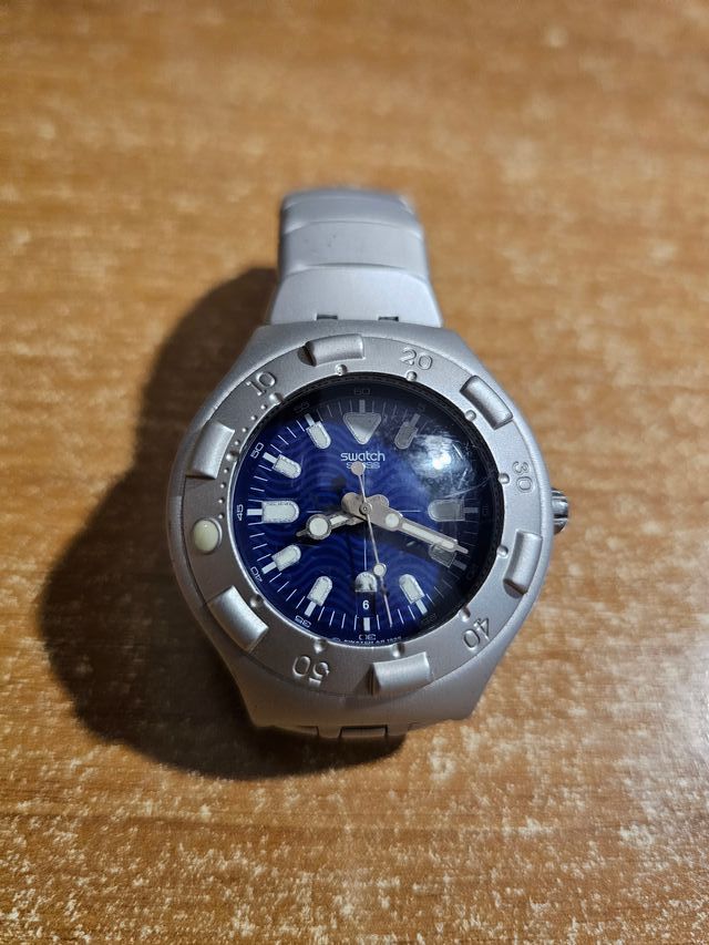 Orologio Swatch Swiss AG 1998 Blu