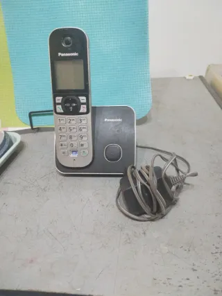 Teléfono Inalámbrico Panasonic Negro/Plata