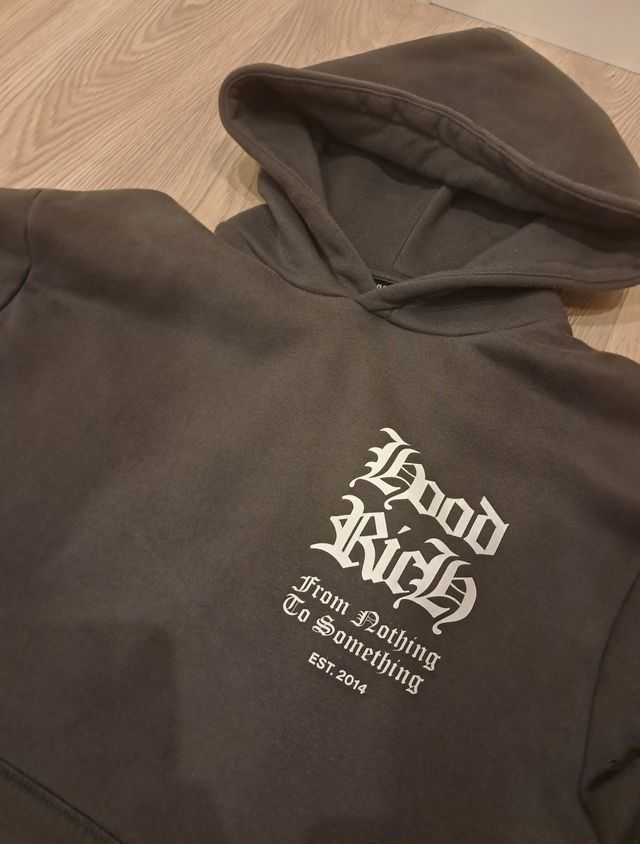 Sudadera Hoodrich Gris Talla XS