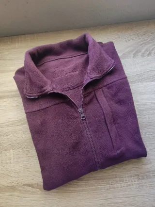 Forro polar morado intenso hombre