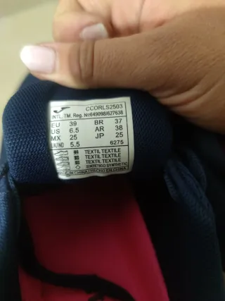 Scarpe da ginnastica Joma blu e bianche