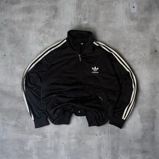 Chaqueta Adidas Hombre Vintage Originals Track Jacket Black 3 Stripes Retro Y2K Sportswear