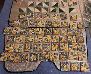 Lote Azulejos Antiguos Cerámica