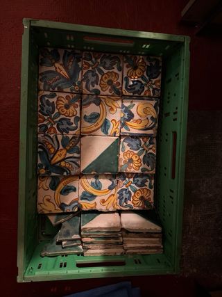Lote Azulejos Antiguos Cerámica